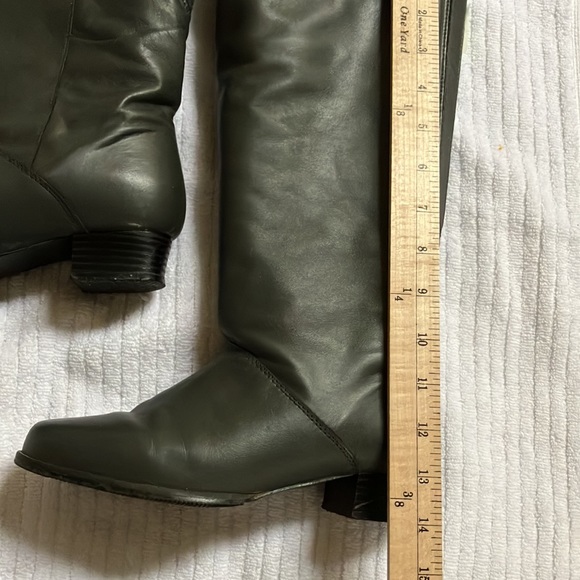 Regence gray leather boots - Picture 3 of 9